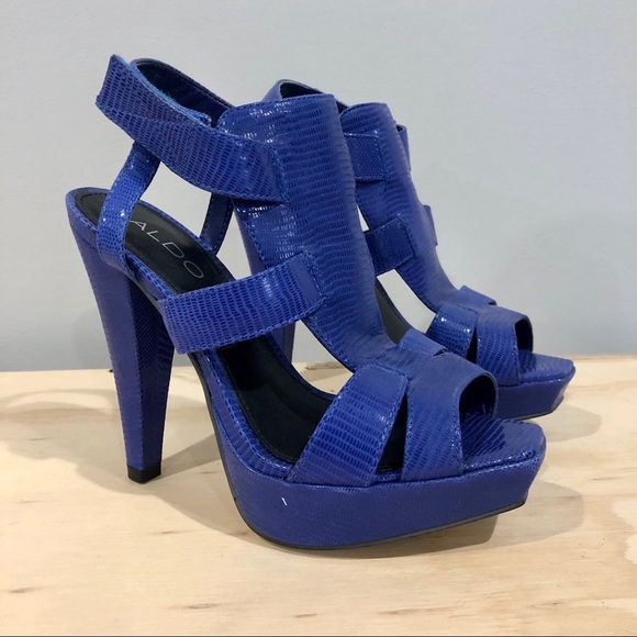 Aldo blue heels 36 - Picture 4 of 8
